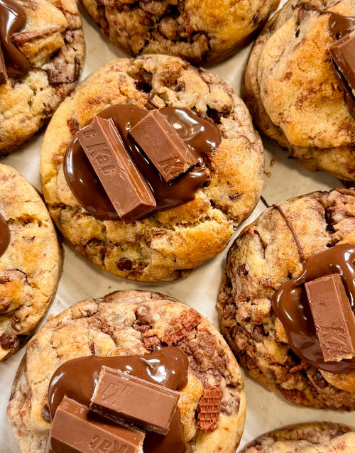 Chocolate Wafer Creme Ganache Stuffed Cookie